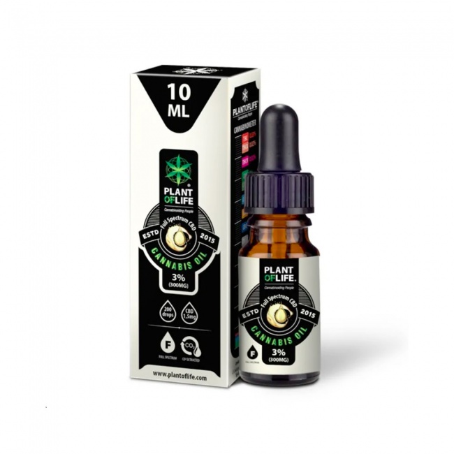 Republica Botanica CBD Aceite CBD Full Spectrum Aceite 3% Plant of life