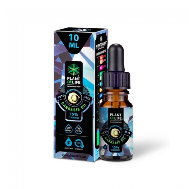 Republica Botanica CBD Aceite CBD Full Spectrum Aceite 15% Plant of life