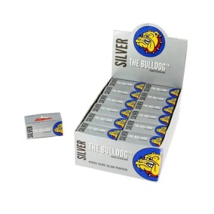 Papel de liar Bulldog King Size Slim Silver 50u.